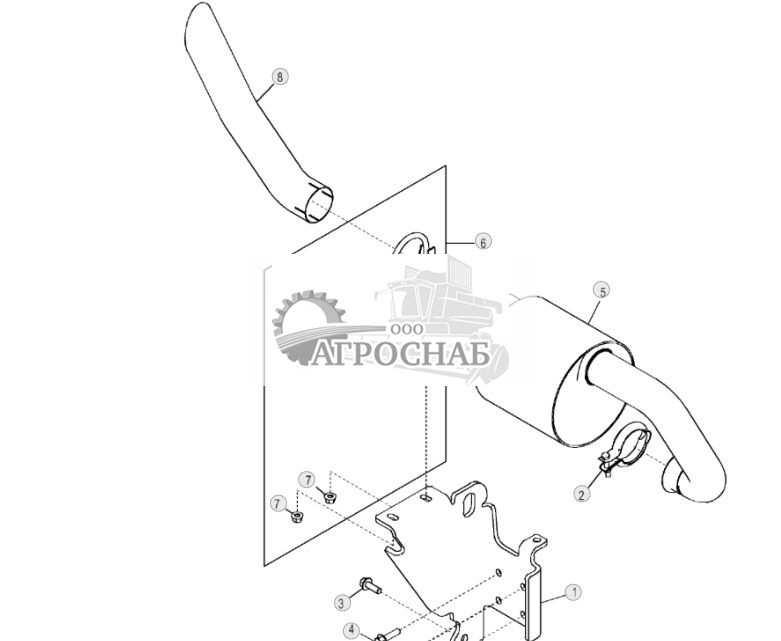 Глушитель и выхлопная труба (без кондиционера воздуха) - ST110 80.jpg